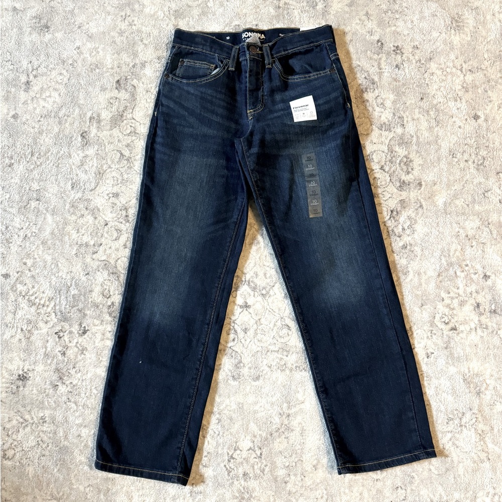 Sonoma straight leg jeans boy 10